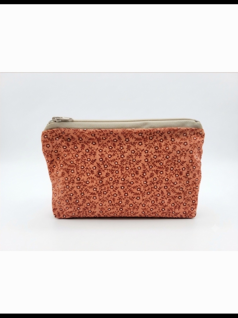 handcrafted zipper pouch